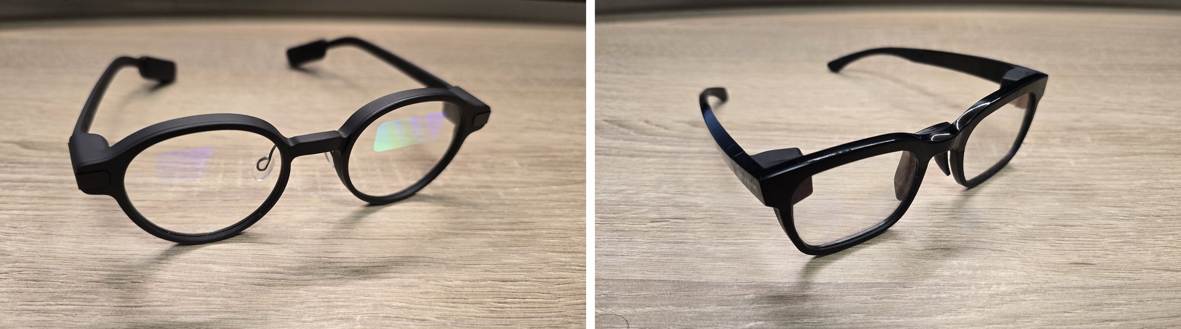 Even Realities G2（左）と Vuzix Z100（右）